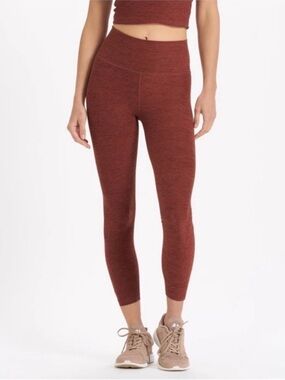 Vuori High Rise Legging Red Clean Elevation
